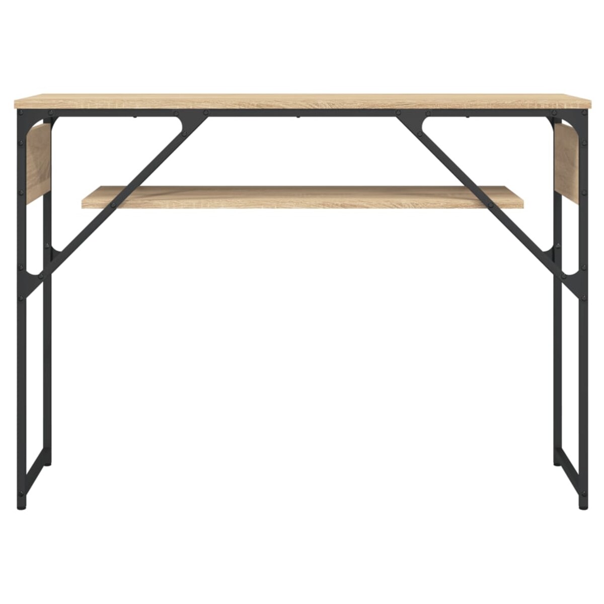 vidaXL Stolik konsolowy, dąb sonoma, 105x30x75 cm