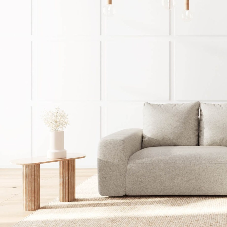 Monce Sofa narożna prawa jasno beżowa