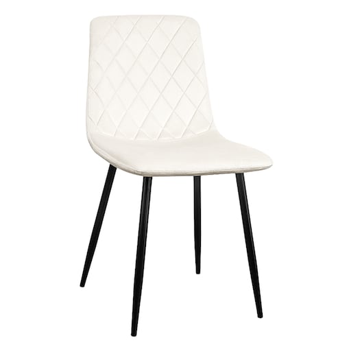 Krzesło beżowe tapicerowane pikowane welurowe nowoczesne wygodne velvet