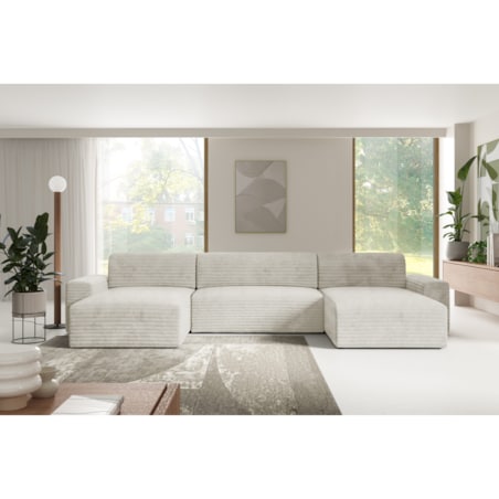 Narożnik COCO U z funkcją spania Kolor: TILIA 1