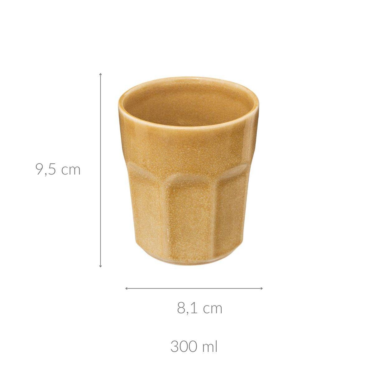 Kubek ceramiczny czarka ROMA, 300 ml