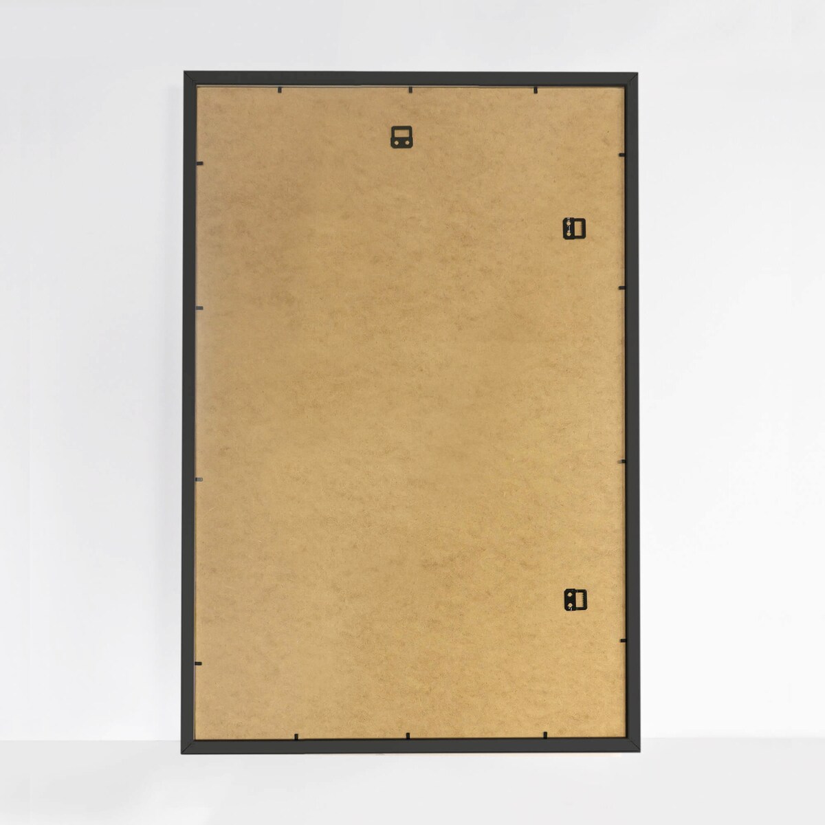 Ramka na zdjęcia 61x91,5 cm czarna rama MDF z plexi do powieszenia pion poziom klasyczna prostokątna ramka FRAMAI®