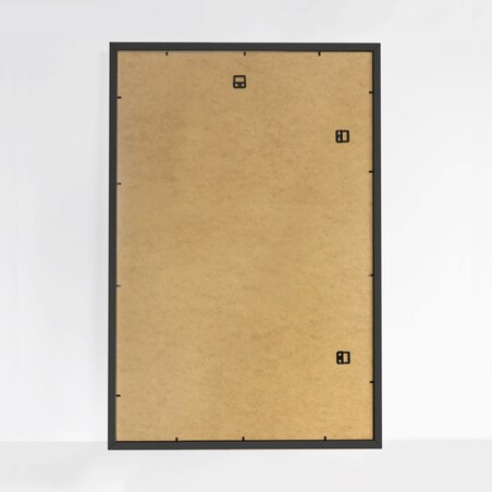 Ramka na zdjęcia 61x91,5 cm czarna rama MDF z plexi do powieszenia pion poziom klasyczna prostokątna ramka FRAMAI®