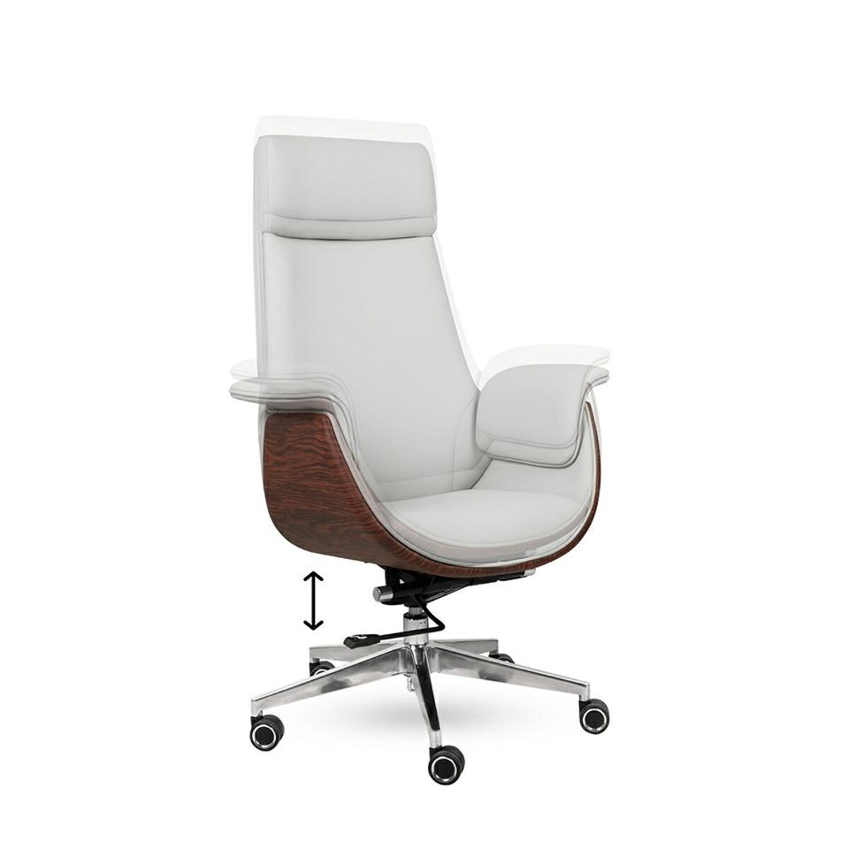 Fotel biurowy ADMIRAL szary