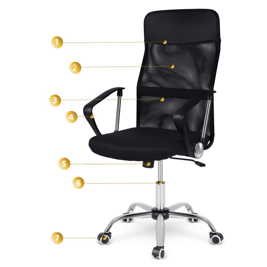 Fotel biurowy premium krzesło biurowe mikrosiatka Sofotel