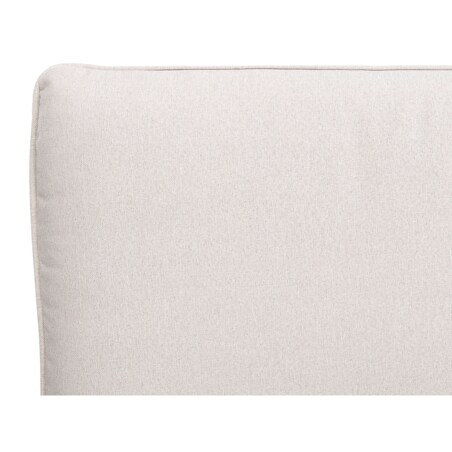 Łóżko tapicerowane 140 x 200 cm beżowe CORIO