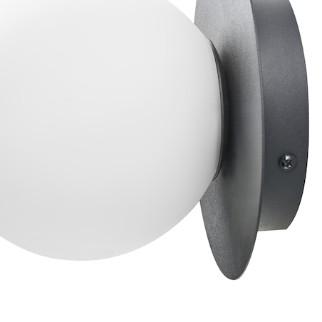 Zestaw 2 lamp ściennych BOUBLE Czarny Metal