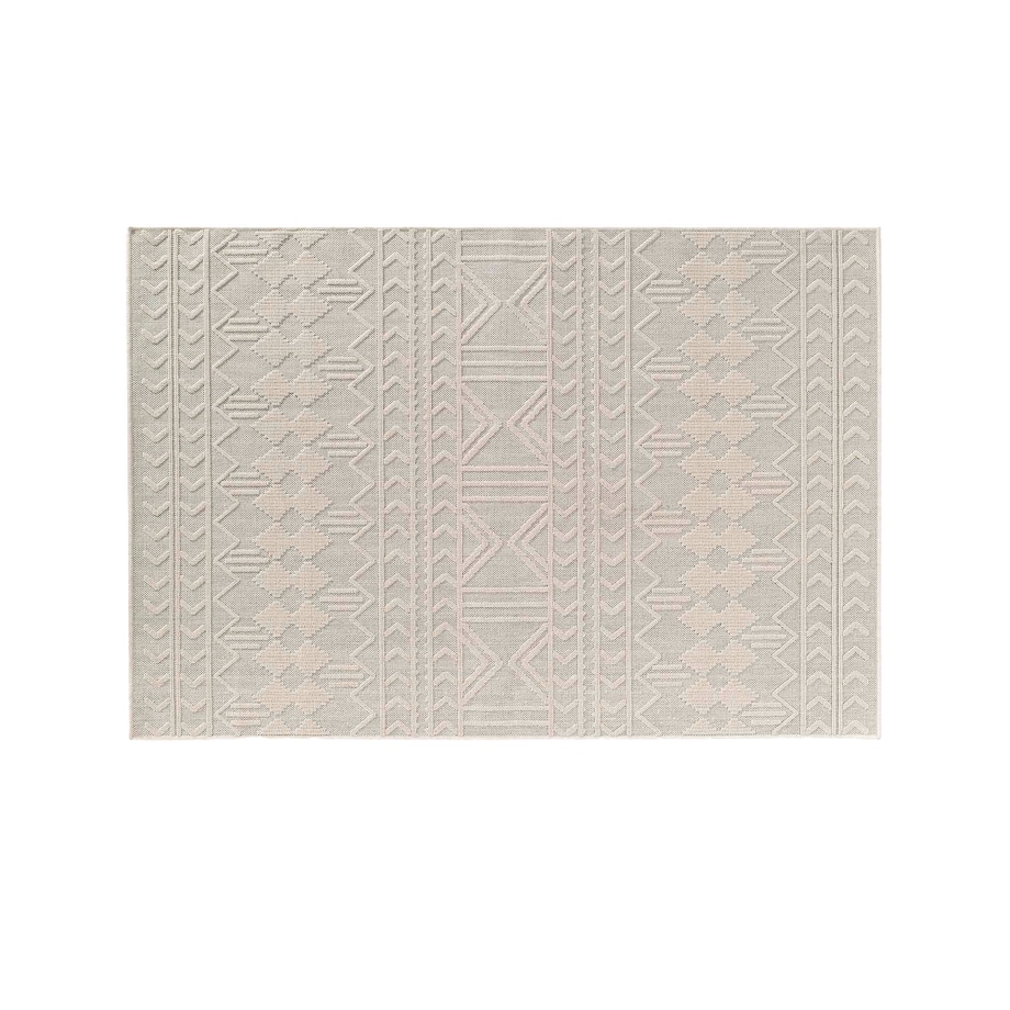 Prostokątna mata podłogowa z tłoczonym wzorem