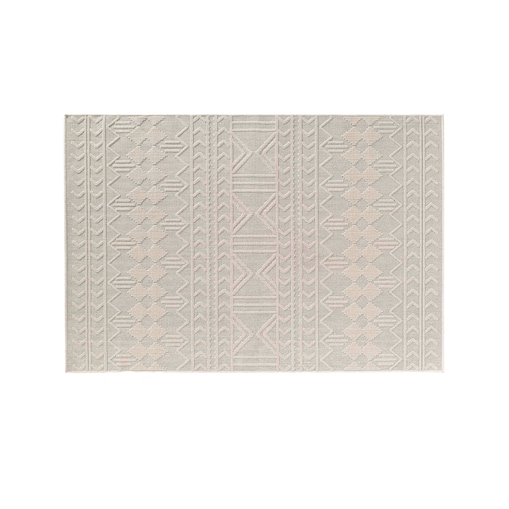 Prostokątna mata podłogowa z tłoczonym wzorem
