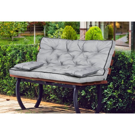 Poduszka Huśtawkę Ogrodową 120X60X50 Cm + 2 Poduszki Na Ławkę Ogrodowa