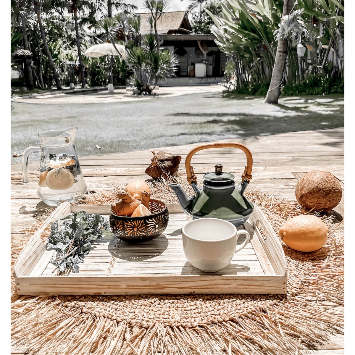 TACA Z POKROWCEM NA JEDZENIE S BIAŁA