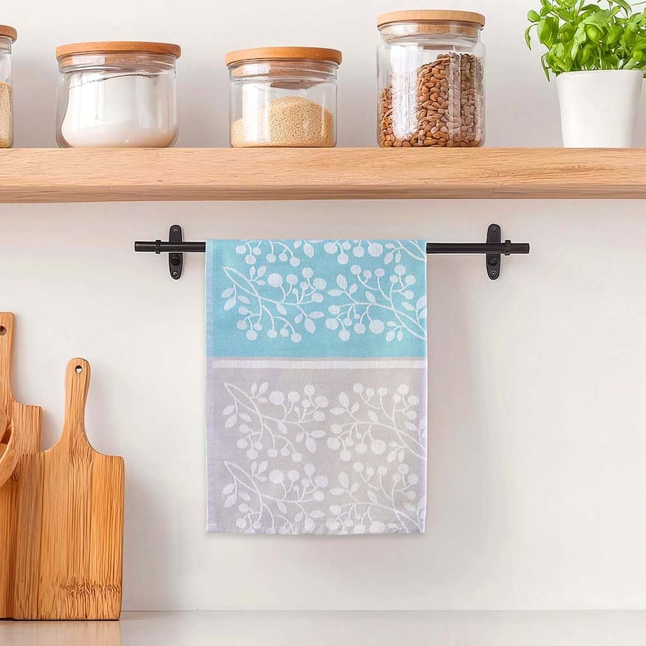 Ścierka bawełniana kuchenna 50x70 Perełka jasno niebieska