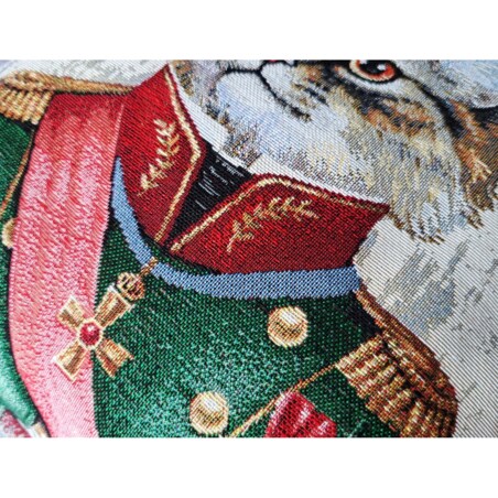 Poszewka Na Poduszkę Jasiek 45X45 Cm Żakardowa Dekoracyjna Ozobna Napoleon