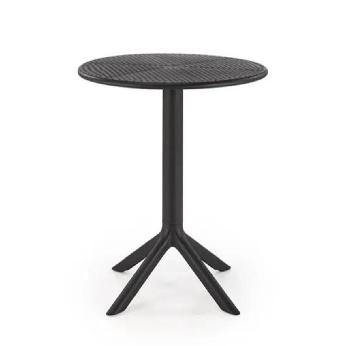 Stolik ogrodowy CALVO 60x60 czarny z tworzywa PVC