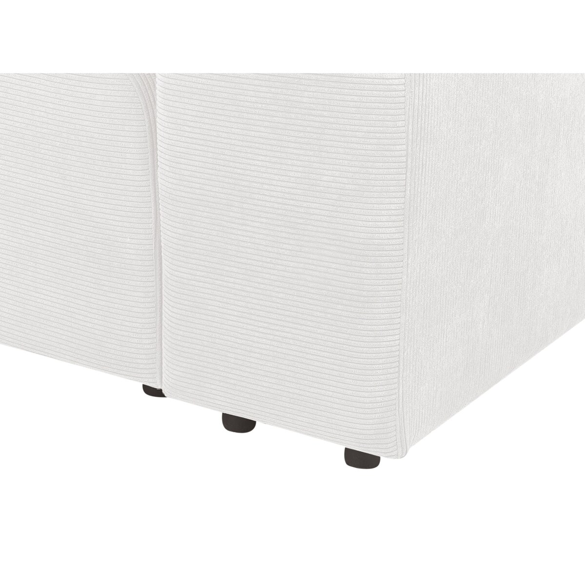 Sofa modułowa 2-osobowa sztruksowa biała FALSTERBO