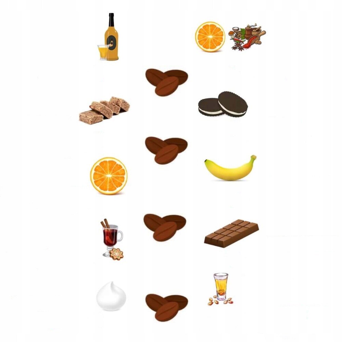 ŚWIĄTECZNY ZESTAW PREZENTOWY BOX 10 KAW SMAKOWYCH MIELONYCH W SASZETKACH - PREZENT UPOMINEK POD CHOINKĘ NA ŚWIĘTA GWIAZDKĘ MIKOŁAJA BOŻE NARODZENIE DLA KOBIETY FACETA MĘŻCZYZNY