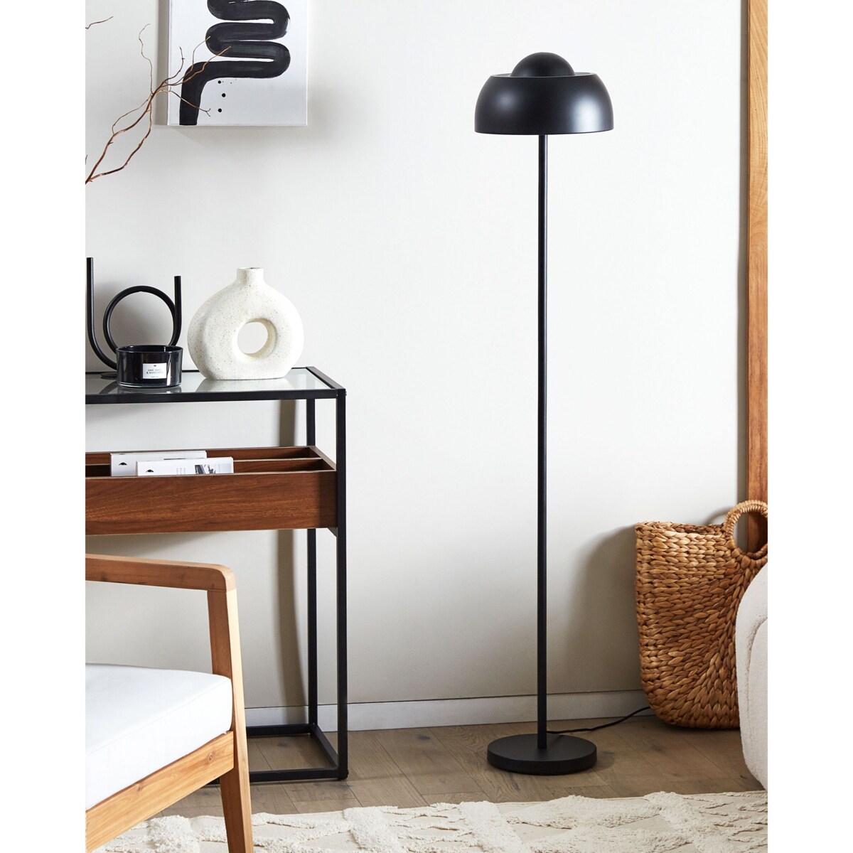 Lampa podłogowa SENETTE Metal Czarny