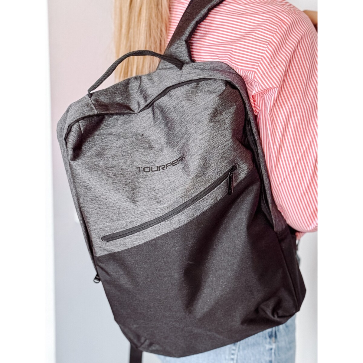 Plecak Czarny Miejski Podróżny Z Kieszenią Na Laptop Do Samolotu