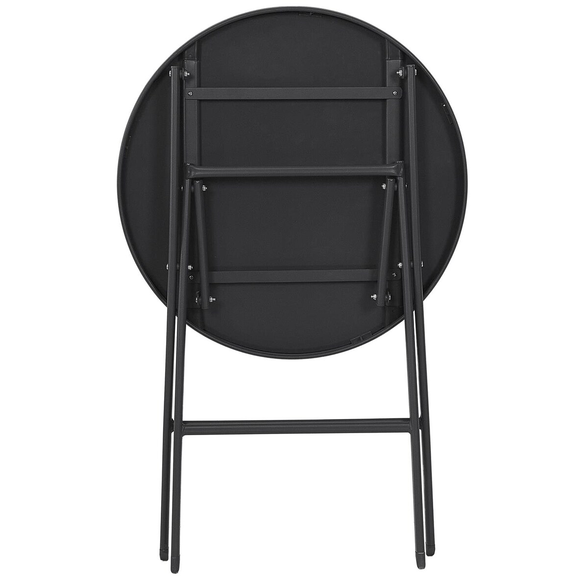 STÓŁ OGRODOWY Elba SKŁADANY szary 60cm średnicy