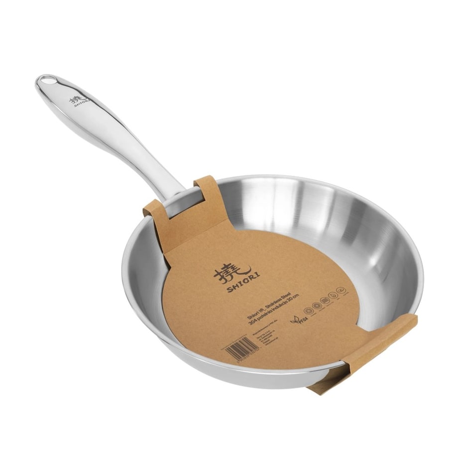 Shiori 撓 Stainless Steel 304 patelnia bez powłoki indukcja 20 cm