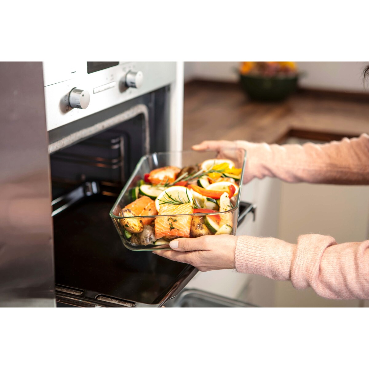 Szklany pojemnik do przechowywania Zwilling Fresh & Save - Szary, 2.85 ltr