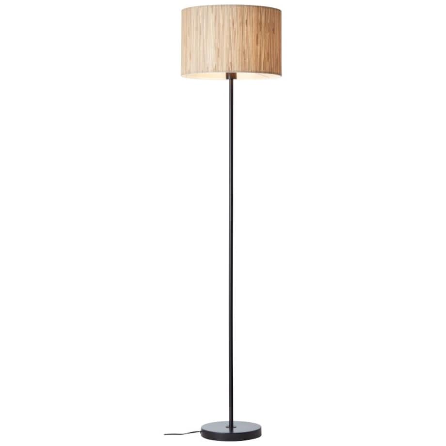 Podłogowa lampa boho Wimea 93108/76 Brilliant trawa morska czarna beż