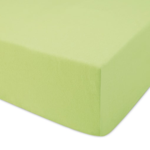 Prześcieradło jersey z gumką 140x200 kolor Limonka