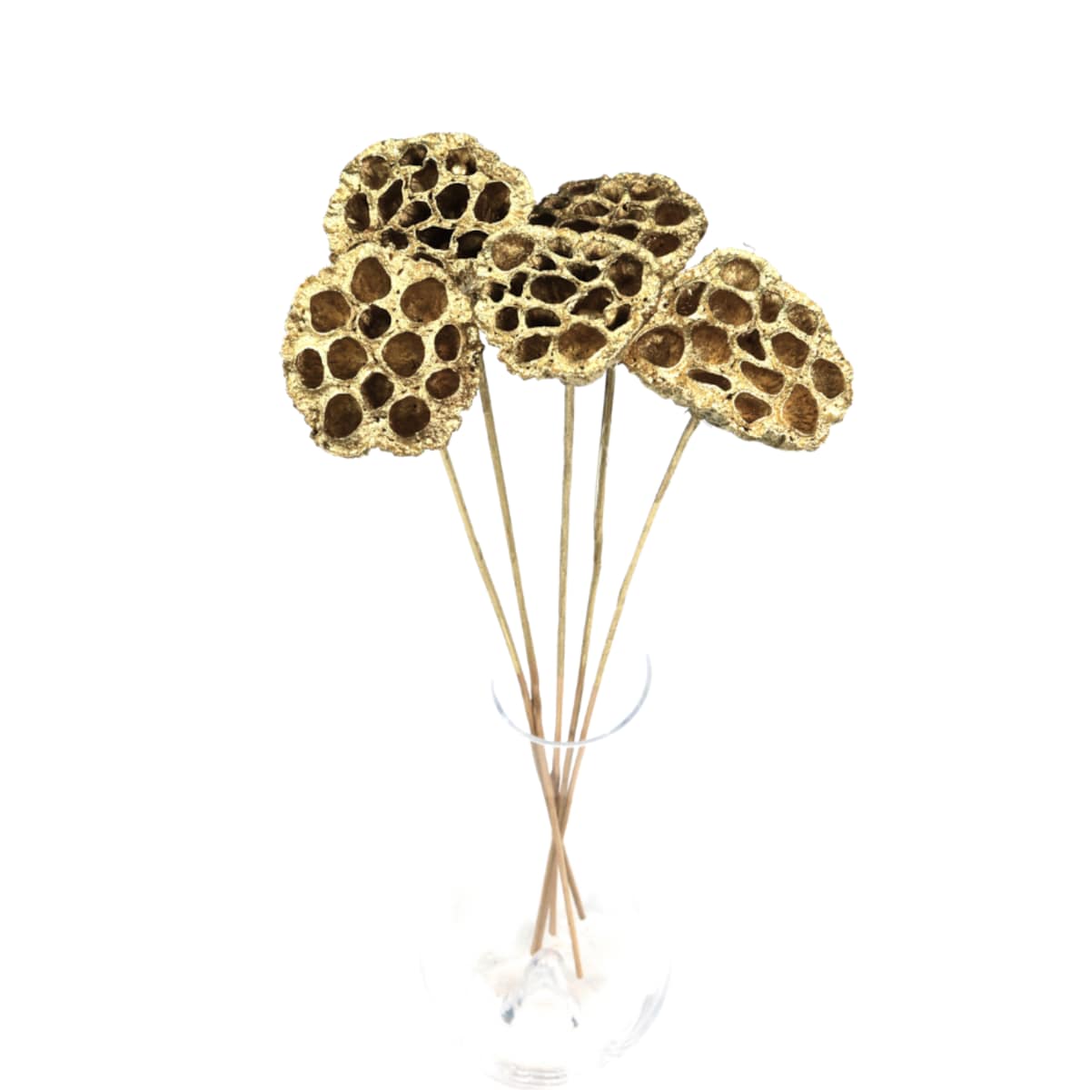 Kwiat Lotosu złoty 3szt.
