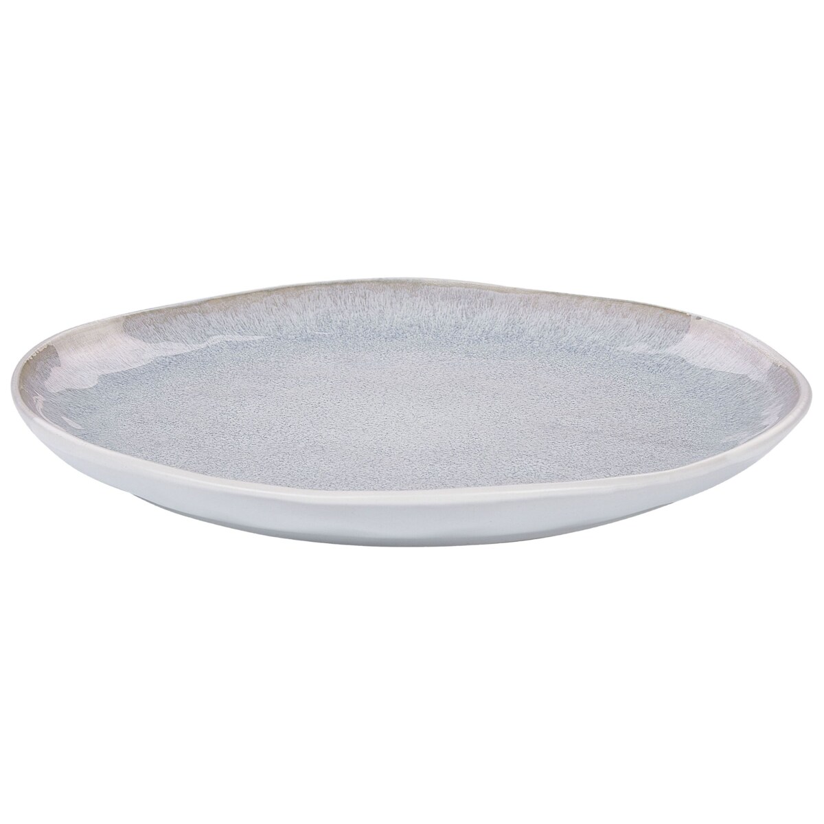 16-częściowy zestaw naczyń z kamionki jasnoszary SESAME