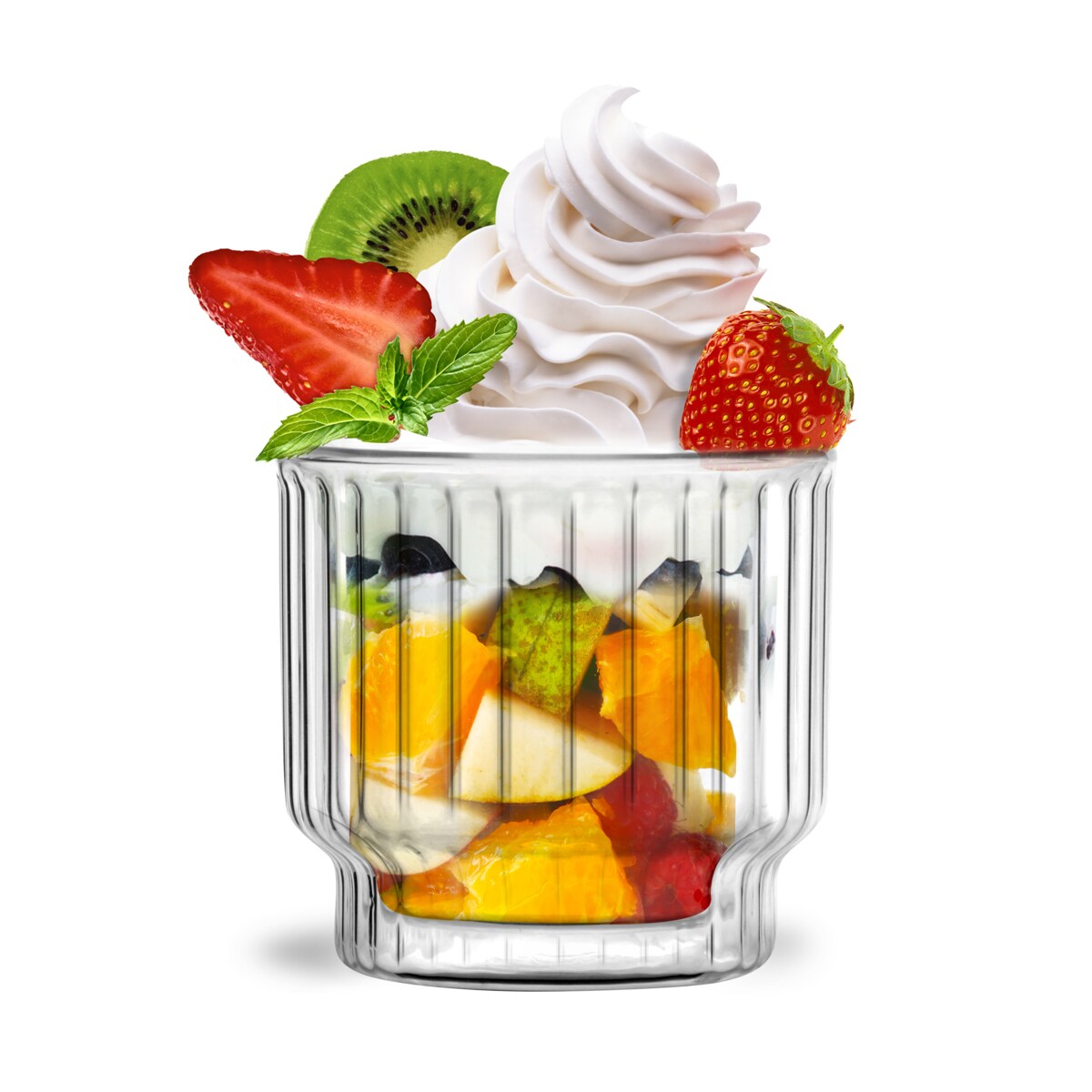 2 pucharki do deserów z podwójną ścianką 260 ml Lungo 27862