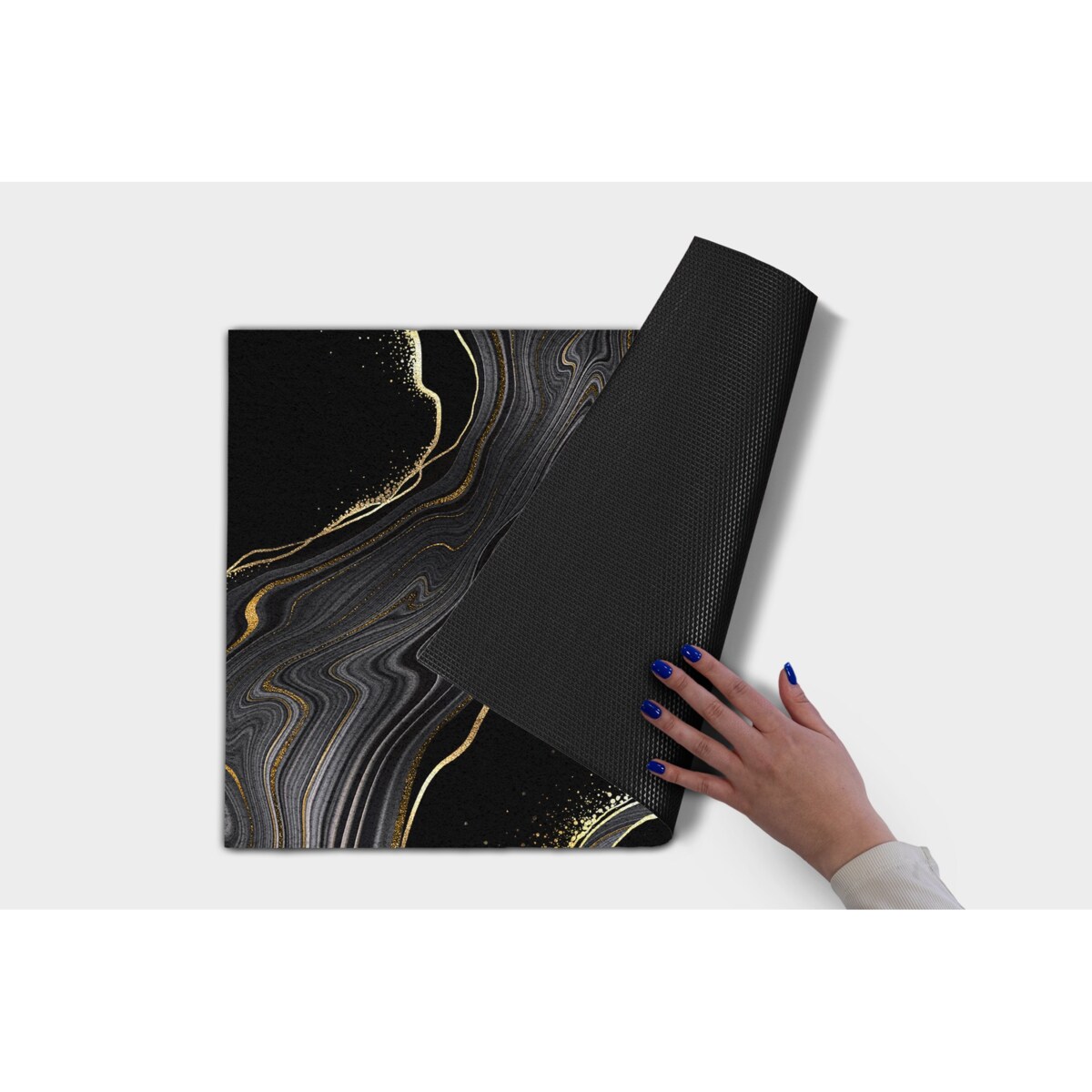 Wycieraczka zewnętrzna Czarny marmur 90x60cm