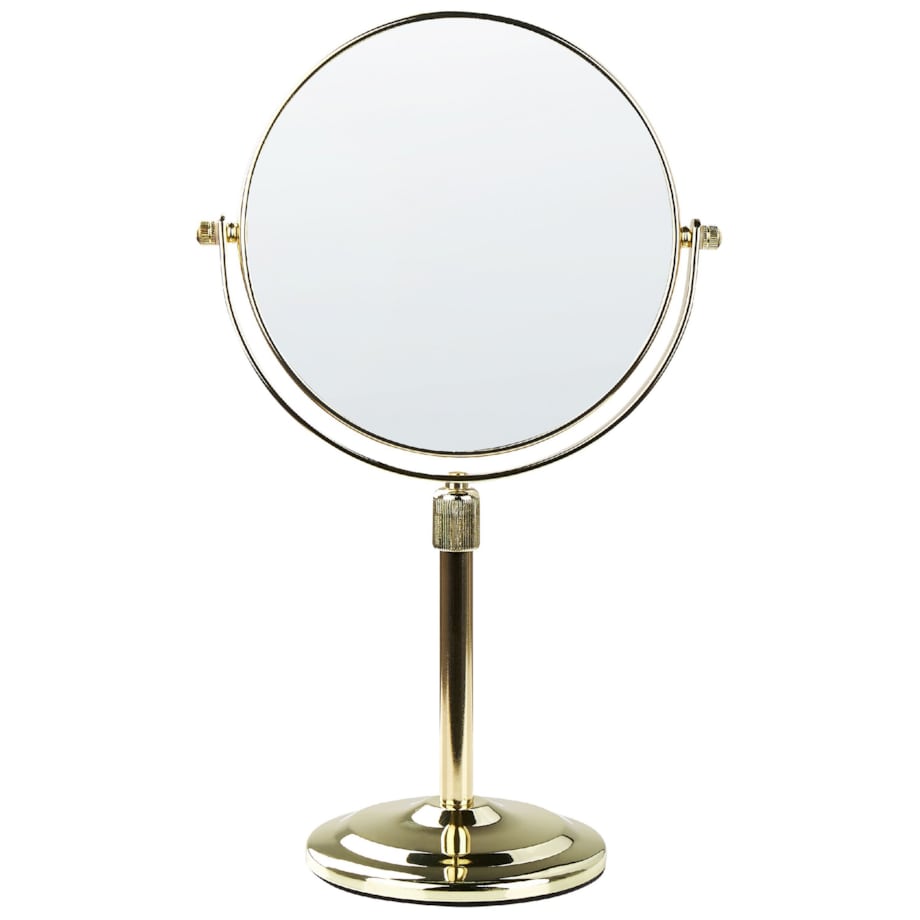 Lusterko kosmetyczne ø 20 cm złote AVERYON