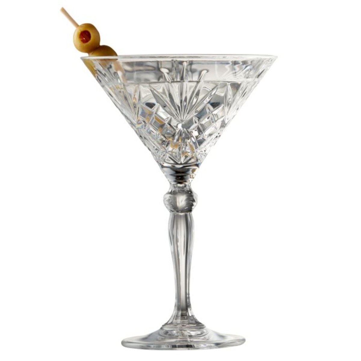 Kieliszki do martini ze szkła kryształowego Melodia 210 ml 4 sztuki 33657