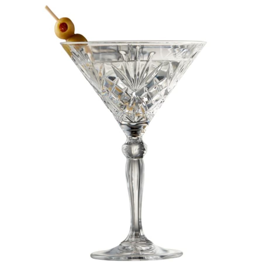 Kieliszki do martini ze szkła kryształowego Melodia 210 ml 4 sztuki 33657