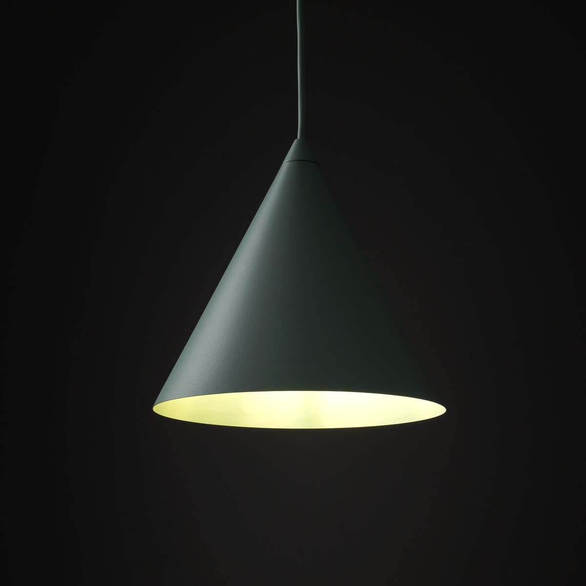 Lampa wisząca TK Lighting CONO MINT 10074 miętowa metalowa E27 LED do kuchni salonu jadalni regulowana 140 cm