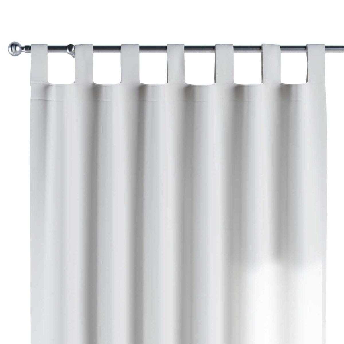 Zasłona na szelkach 1 szt. 130x260 satynowa biel