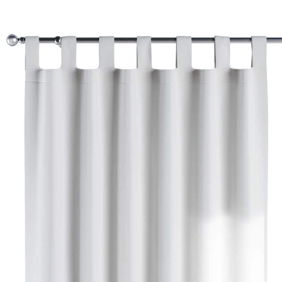 Zasłona na szelkach 1 szt. 130x260 satynowa biel