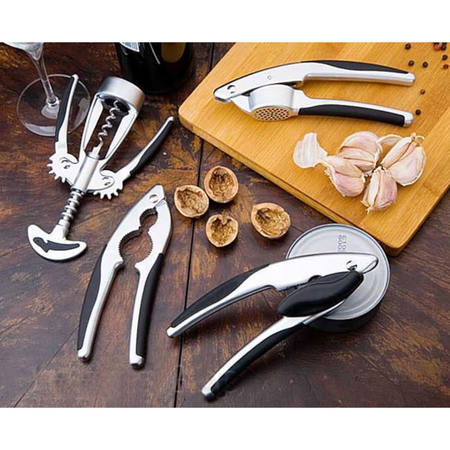 Otwieracz do wina korkociąg satynowy KINGHOFF