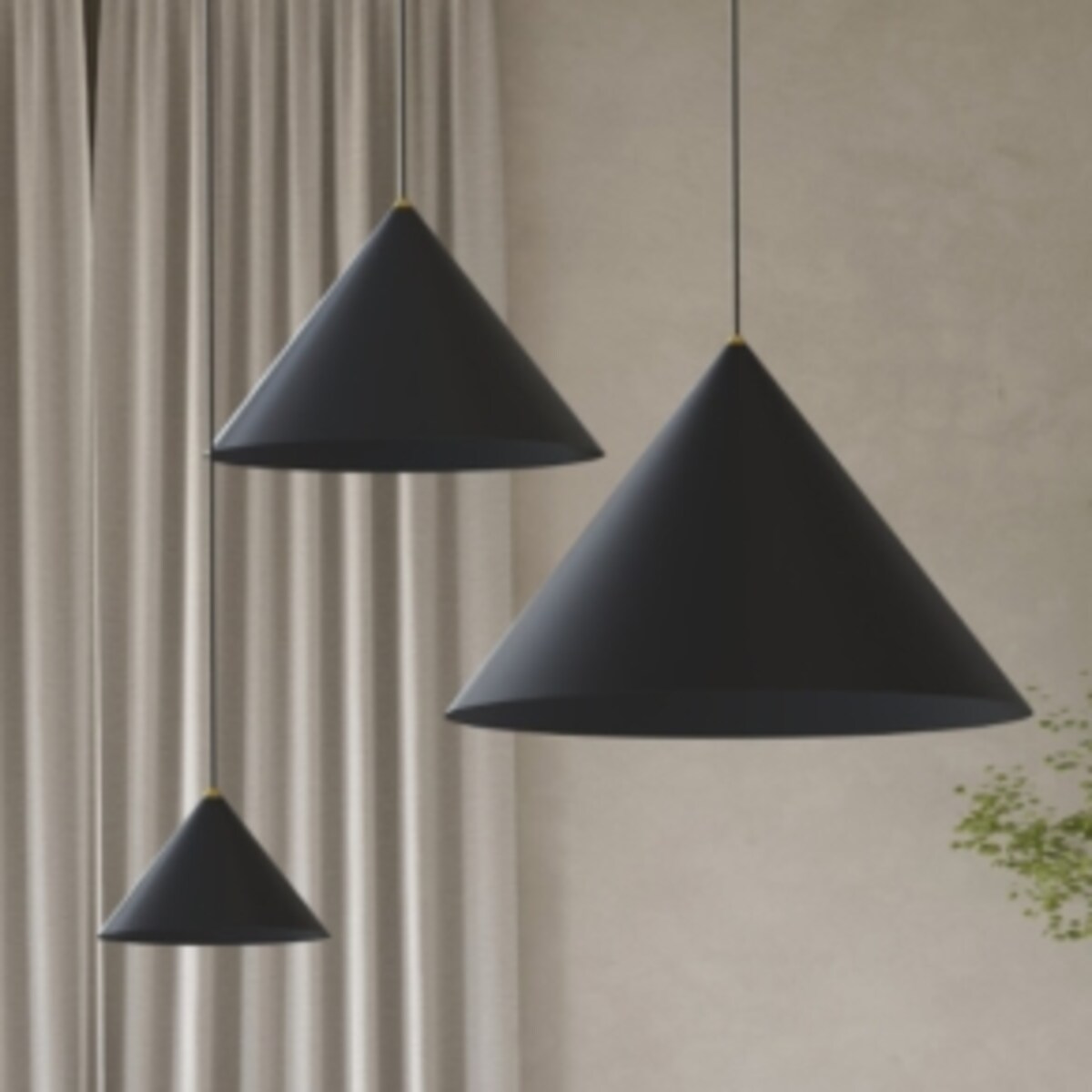 Trójkątny sufitowy klosz Cameleon Zenith S 8065 Nowodvorski czarny