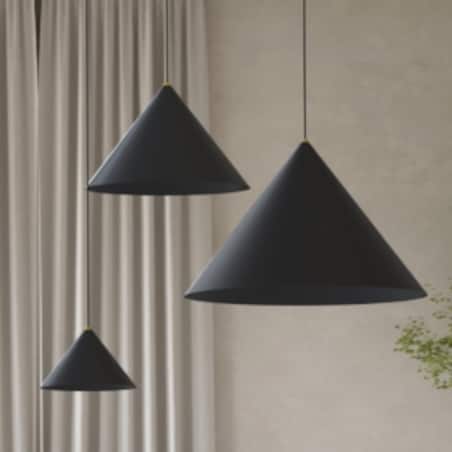 Trójkątny sufitowy klosz Cameleon Zenith S 8065 Nowodvorski czarny