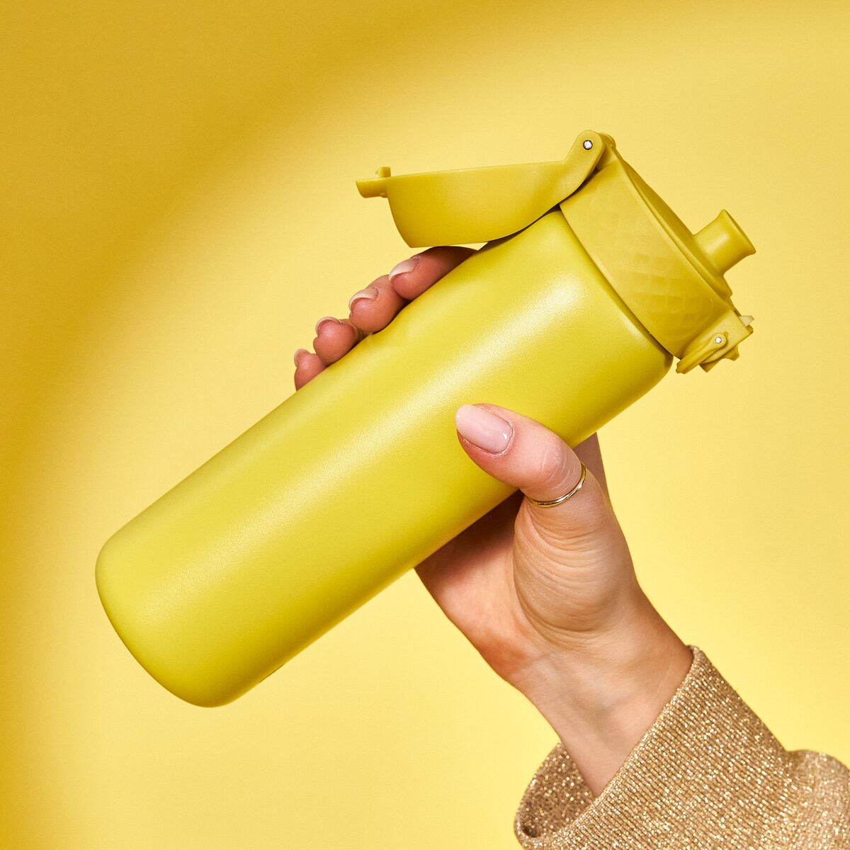 Butelka ION8 Single Wall I8SS600YEL Yellow