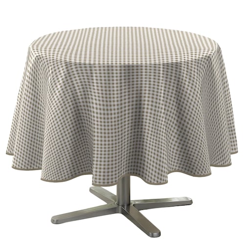 Obrus okrągły MINI VICHY, Ø 160 cm, kratka