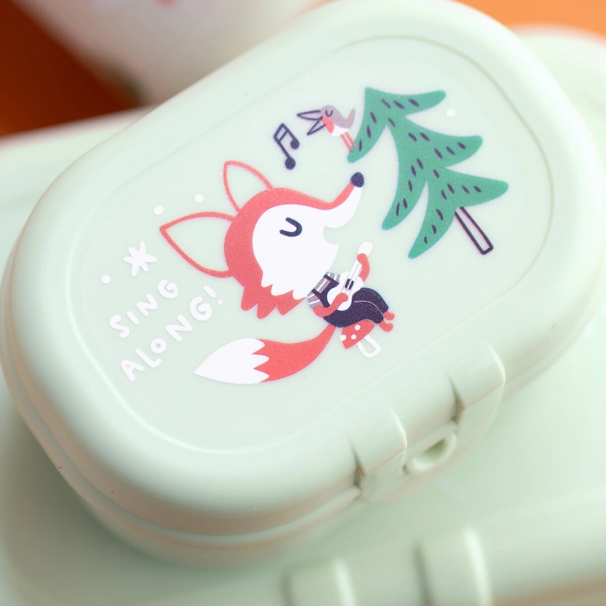 Zestaw: bidon 200 ml i śniadaniówka HOP ON AT HOME, 3-częściowy, KOZIOL