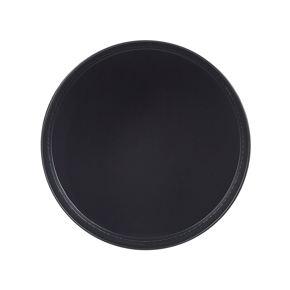 Doniczka na stojaku metalowa 33 x 31 x 88 cm czarna LEIKA