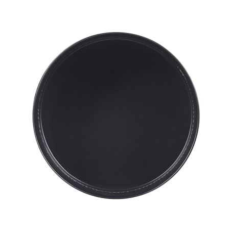 Doniczka na stojaku metalowa 33 x 31 x 88 cm czarna LEIKA