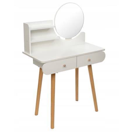 Toaletka z lustrem SCANDI kosmetyczna skandynawska