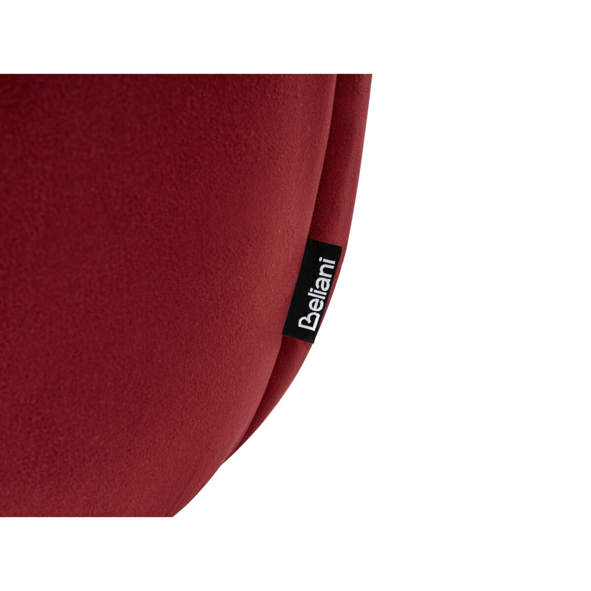 Puf SELBY Welur Bordowy