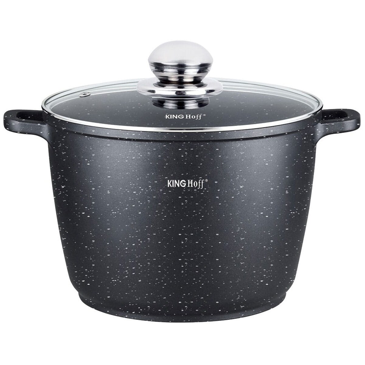 Garnek z powłoką marmurową 10L 28cm indukcja gaz KINGHOFF