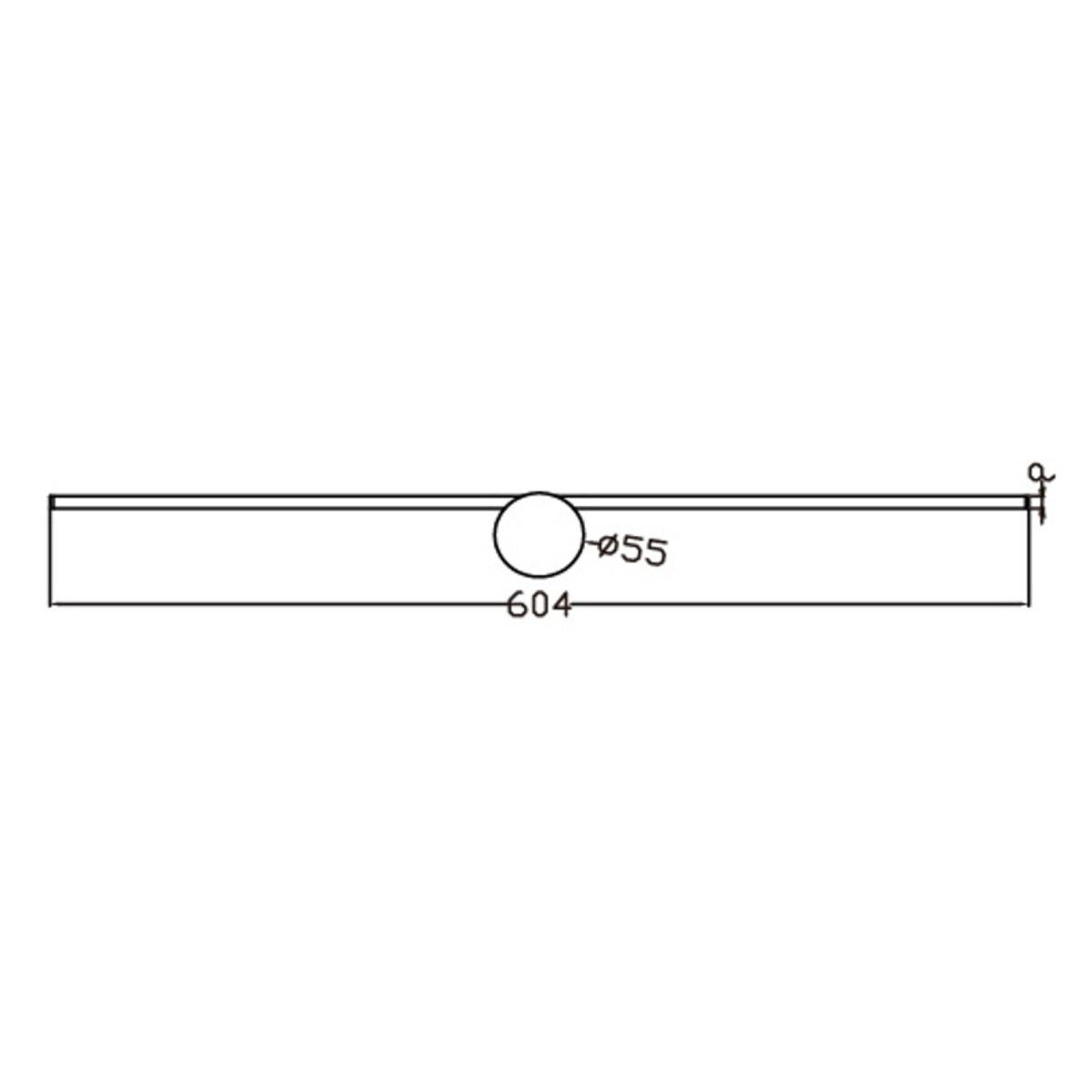 Lampa ścienna Light Prestige Modern Slim biały LED 3000K 1 szt.