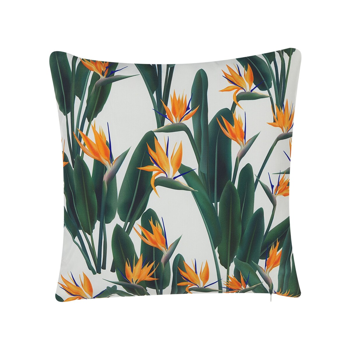 2 poduszki ogrodowe w kwiaty 45 x 45 cm zielone TSOTYLI